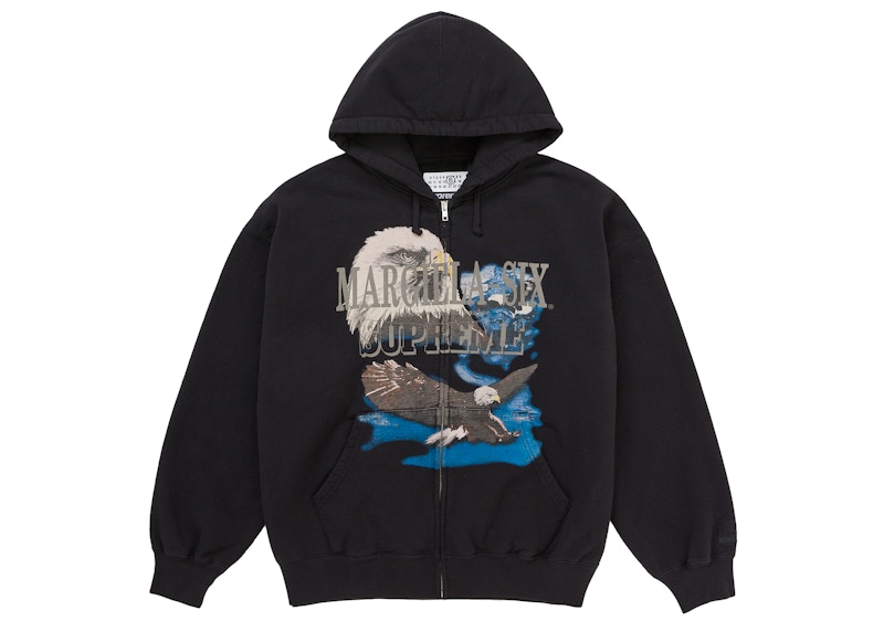 ¨̮⃝ Supreme MM6 Maison Margiela eagle Supreme MM6 Maison Margiela Schott Eagle Leather Jacket Black