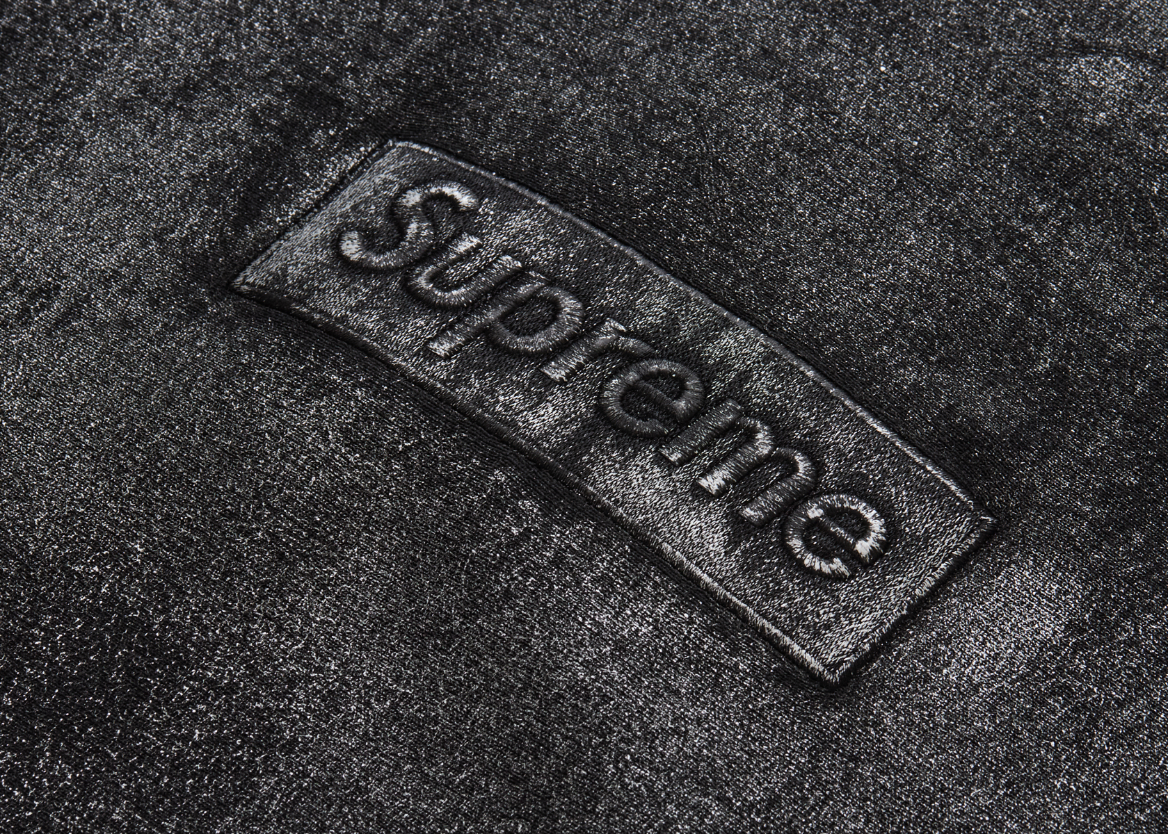 Supreme MM6 Maison Margiela Foil Box Logo Hooded Sweatshirt Black