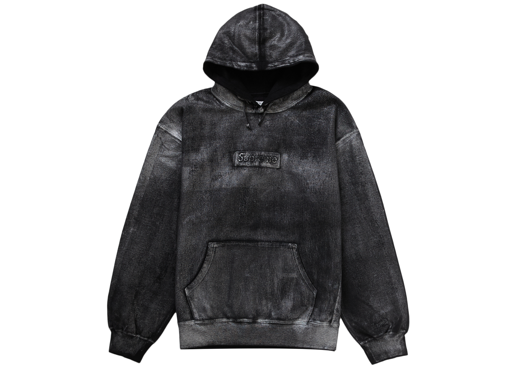 Foil Box Logo Hooded Sweatshirt Black L 【82%OFF!】 - トップス