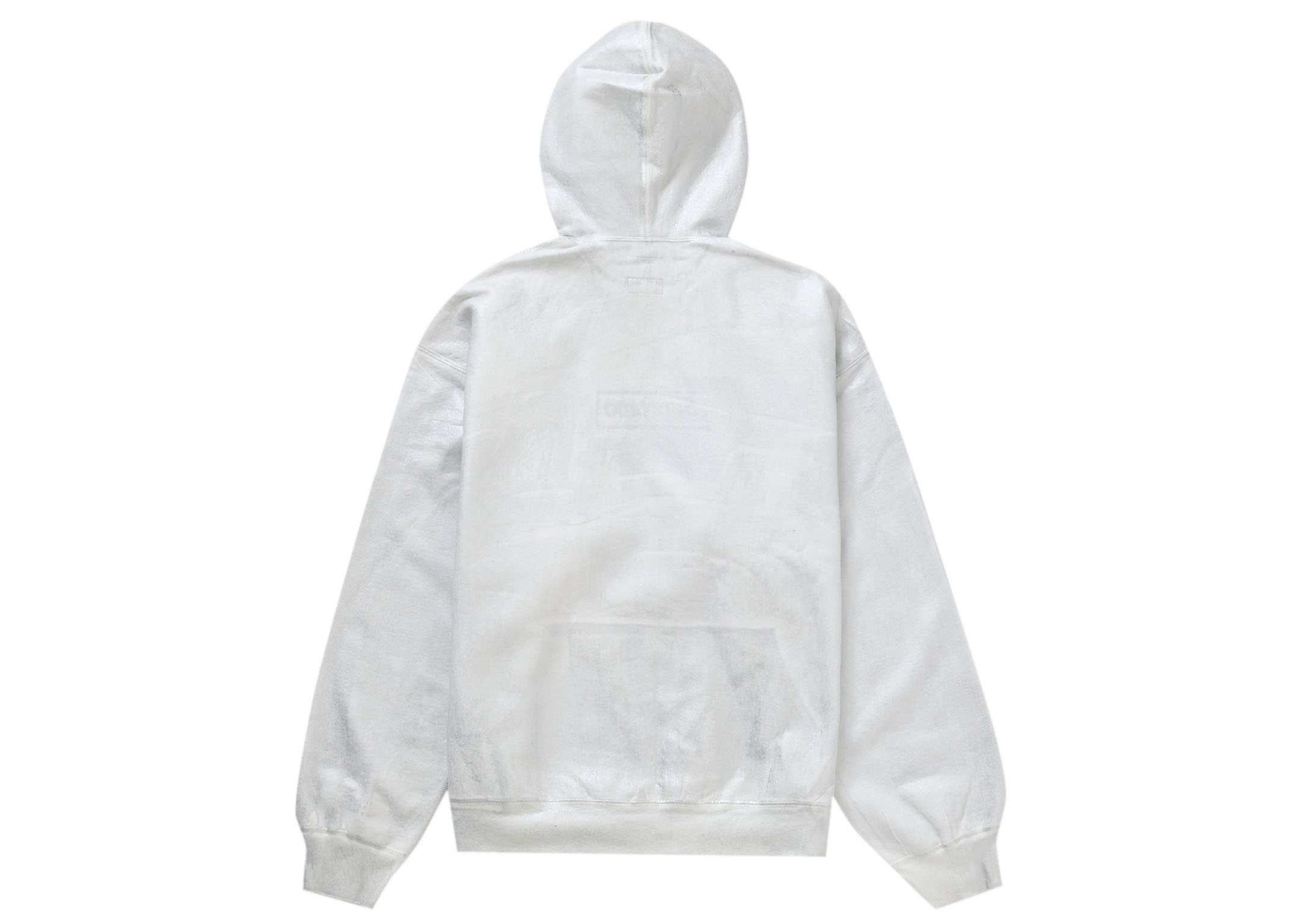 Supreme MM6 Maison Margiela Foil Box Logo Hooded Sweatshirt White ...