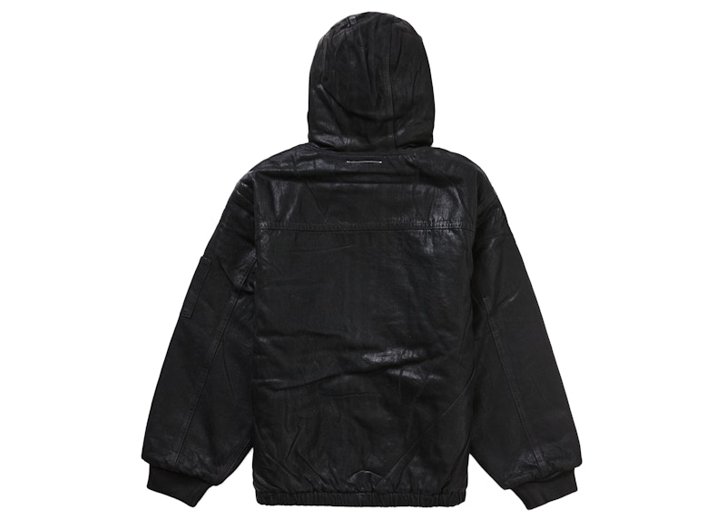 Supreme MM6 Maison Margiela Foil Hooded Work Jacket Black メンズ ...