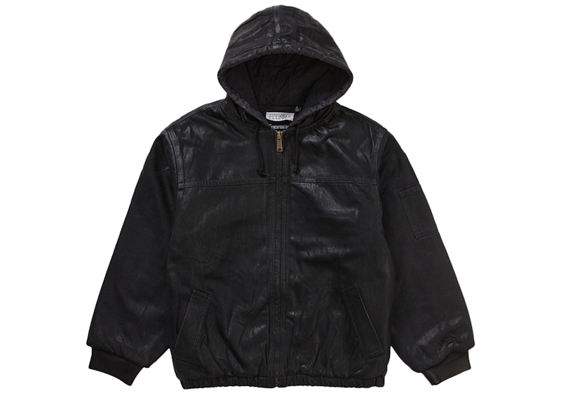 Supreme MM6 Maison Margiela Foil Hooded Work Jacket Black メンズ ...