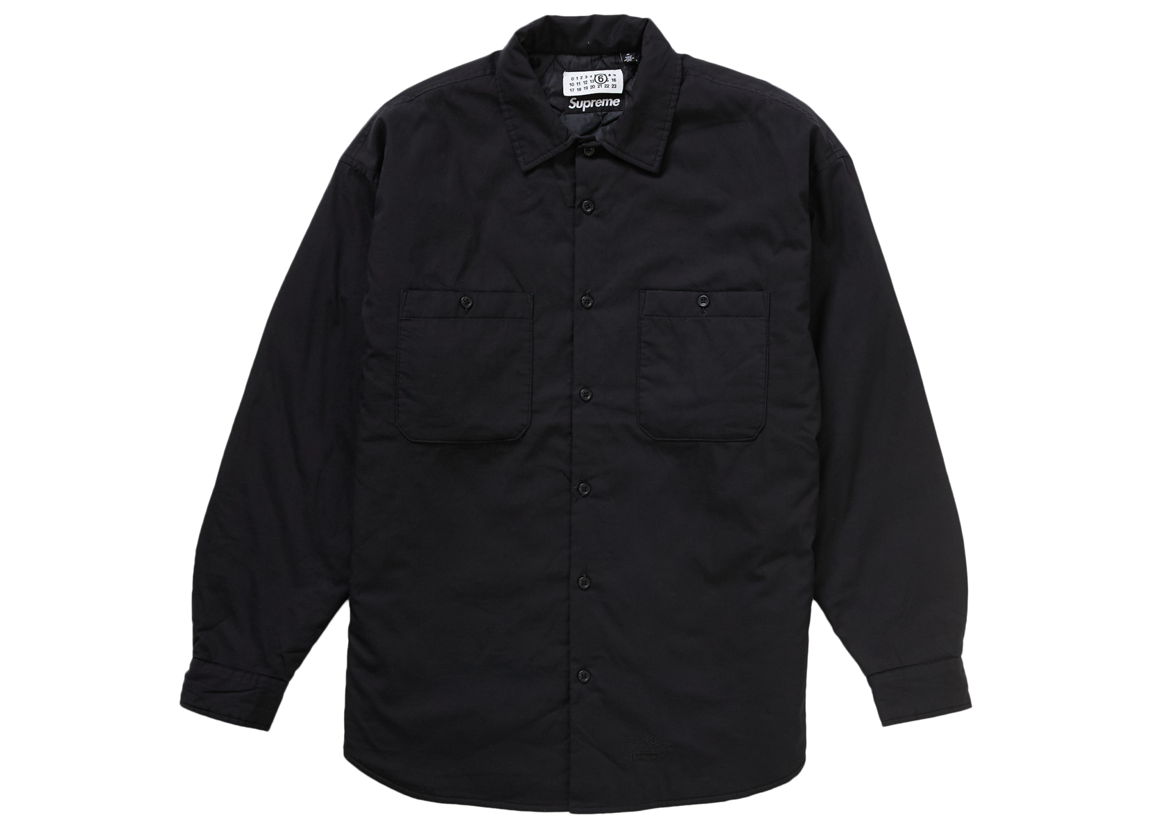 Supreme MM6 Maison Margiela Padded Shirt Black