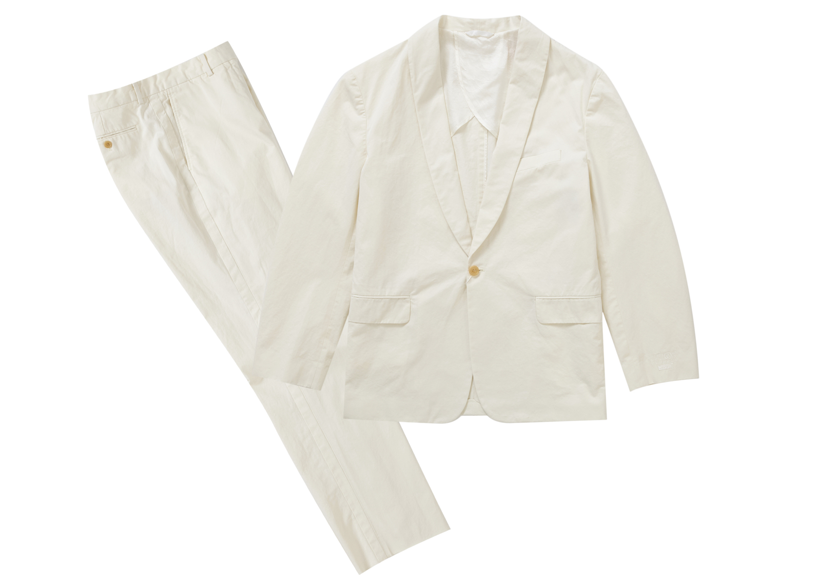 Supreme MM6 Maison Margiela Washed Cotton Suit Cream Men's - SS24 - US
