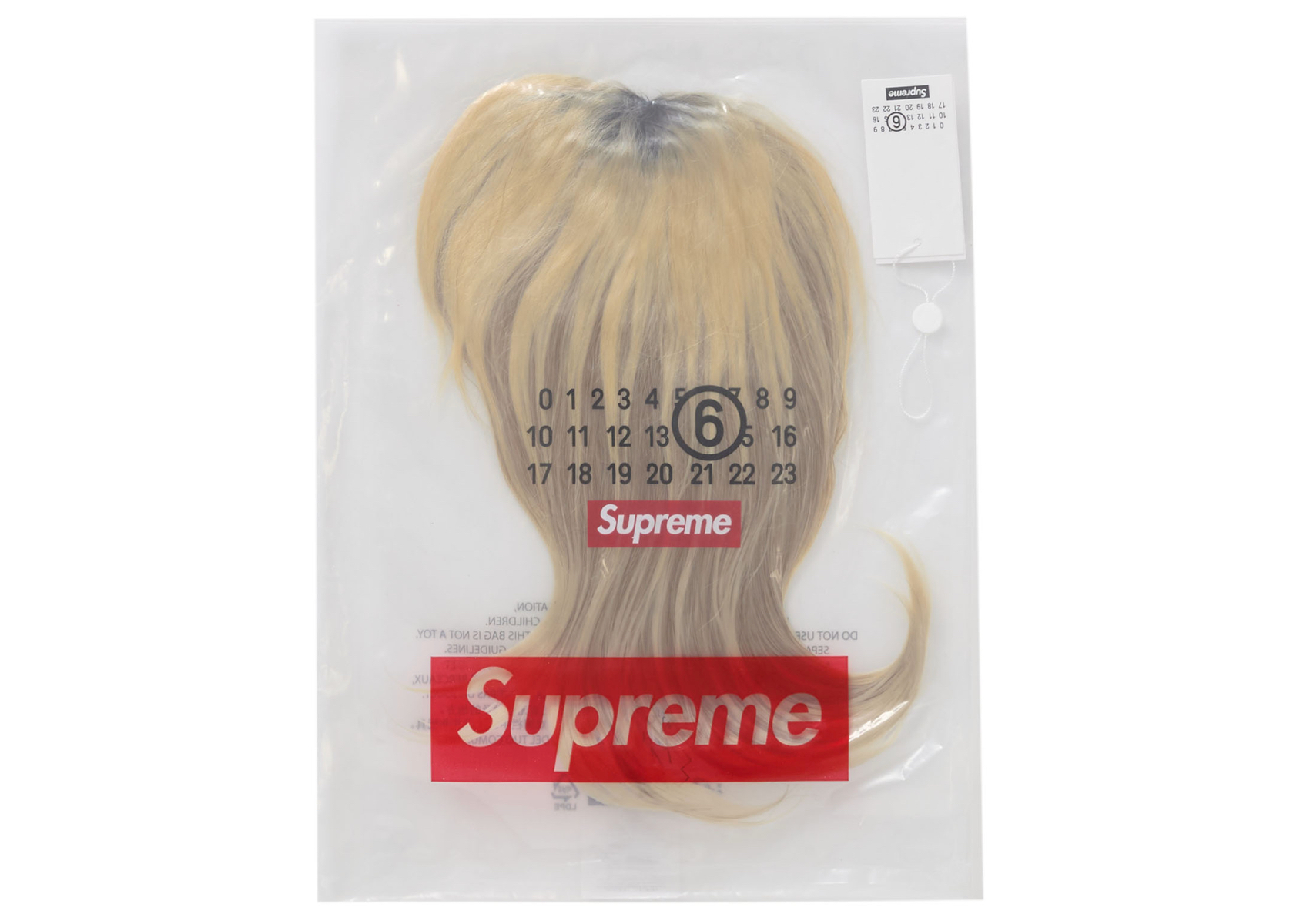 Supreme MM6 Maison Margiela Wig Blonde