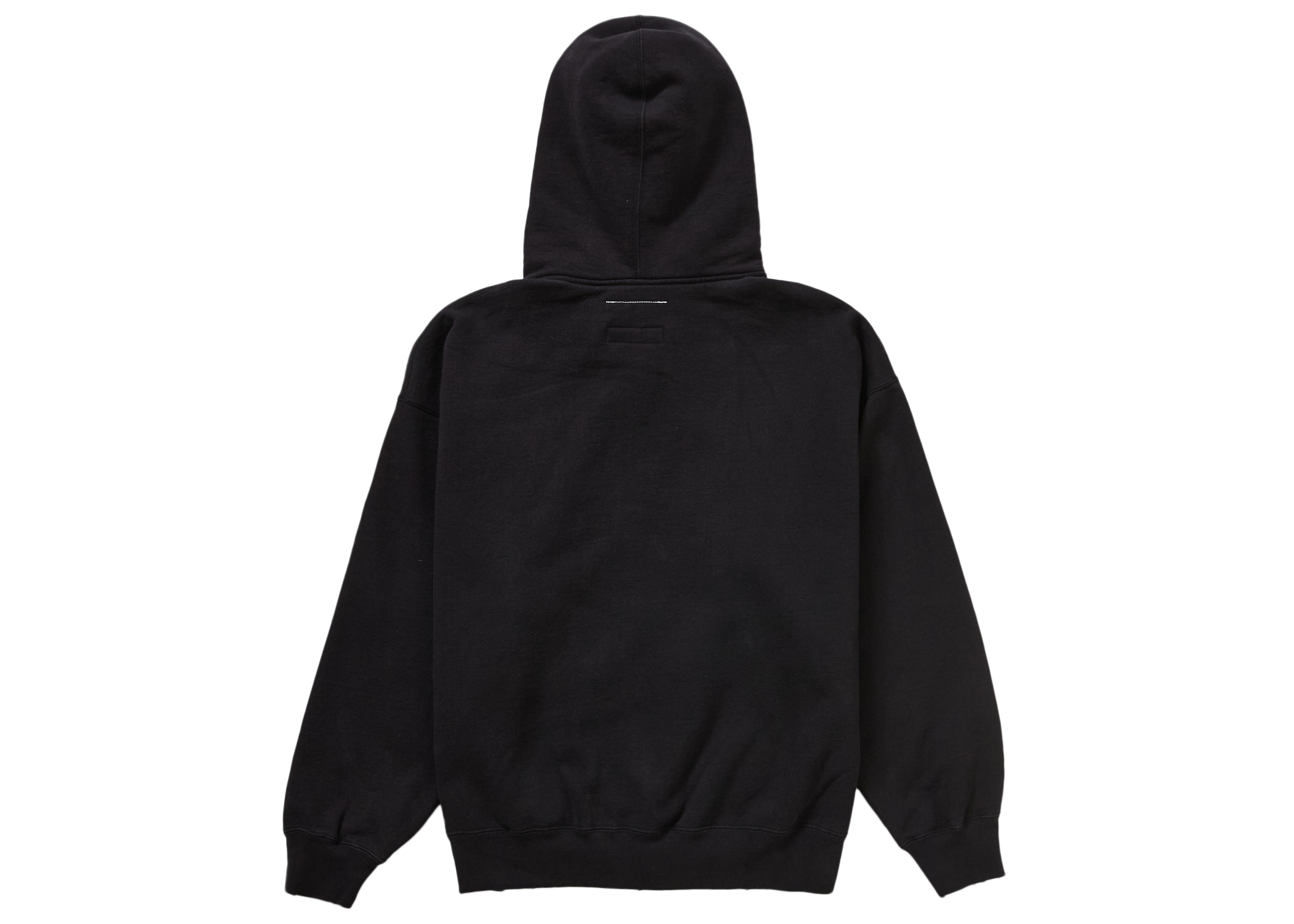 Supreme MM6 Maison Margiela Zip Up Hooded Sweatshirt Black