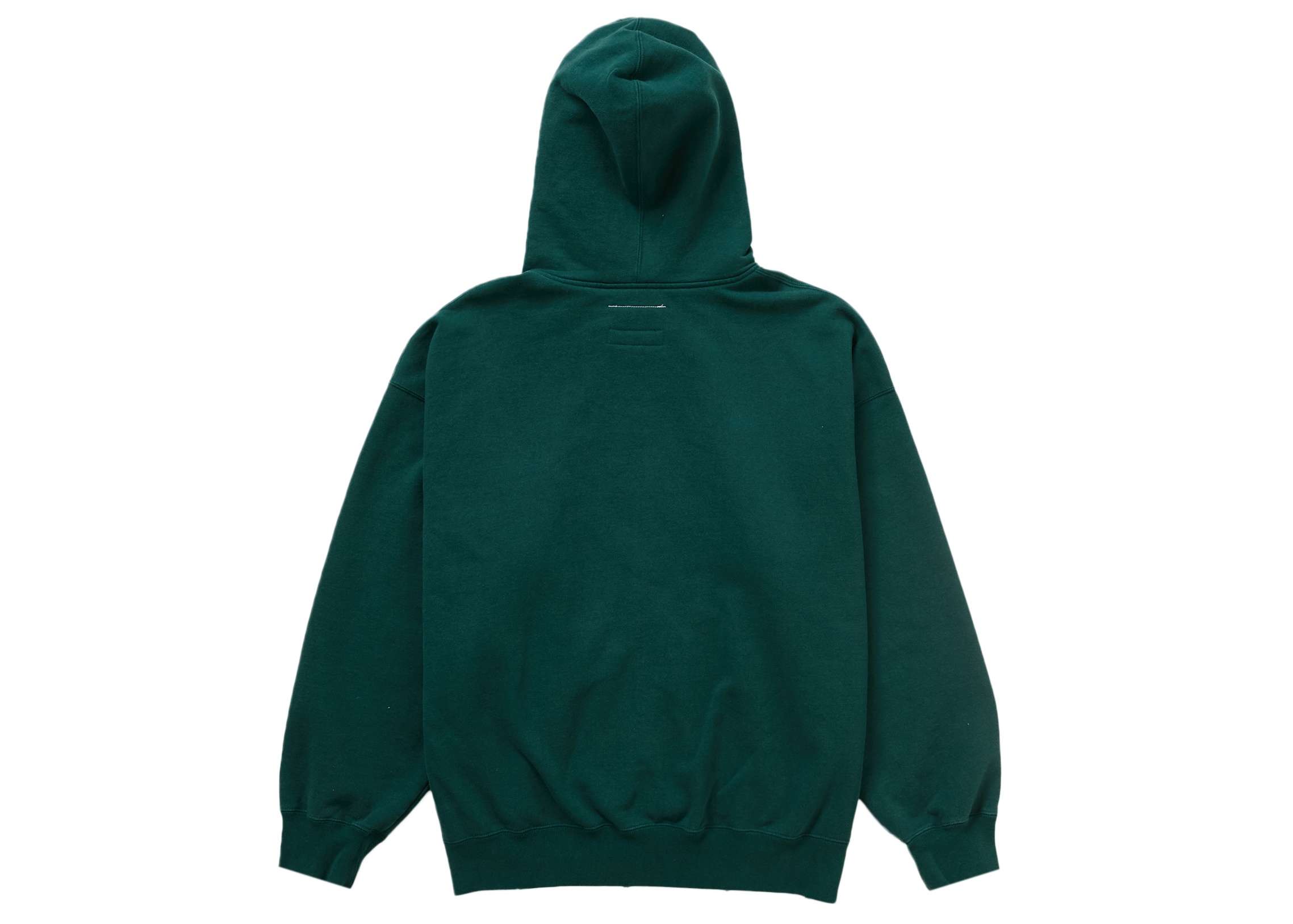Supreme MM6 Maison Margiela Zip Up Hooded Sweatshirt Dark Green ...