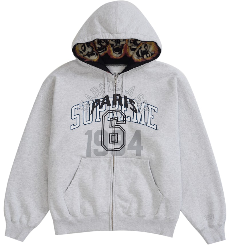 Outfit Supreme Sweater Grey Clothing Supreme Reverse Fleece Hooded