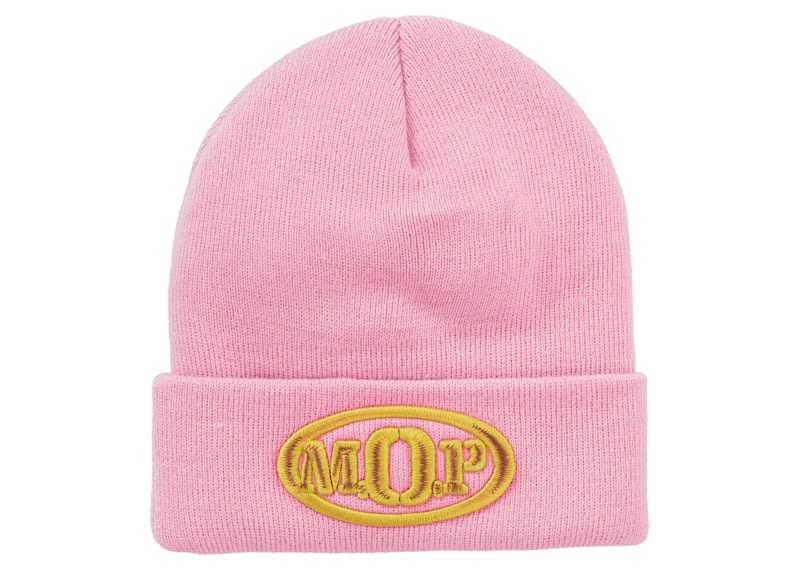 Pre-owned Supreme M.o.p. Beanie In Pink