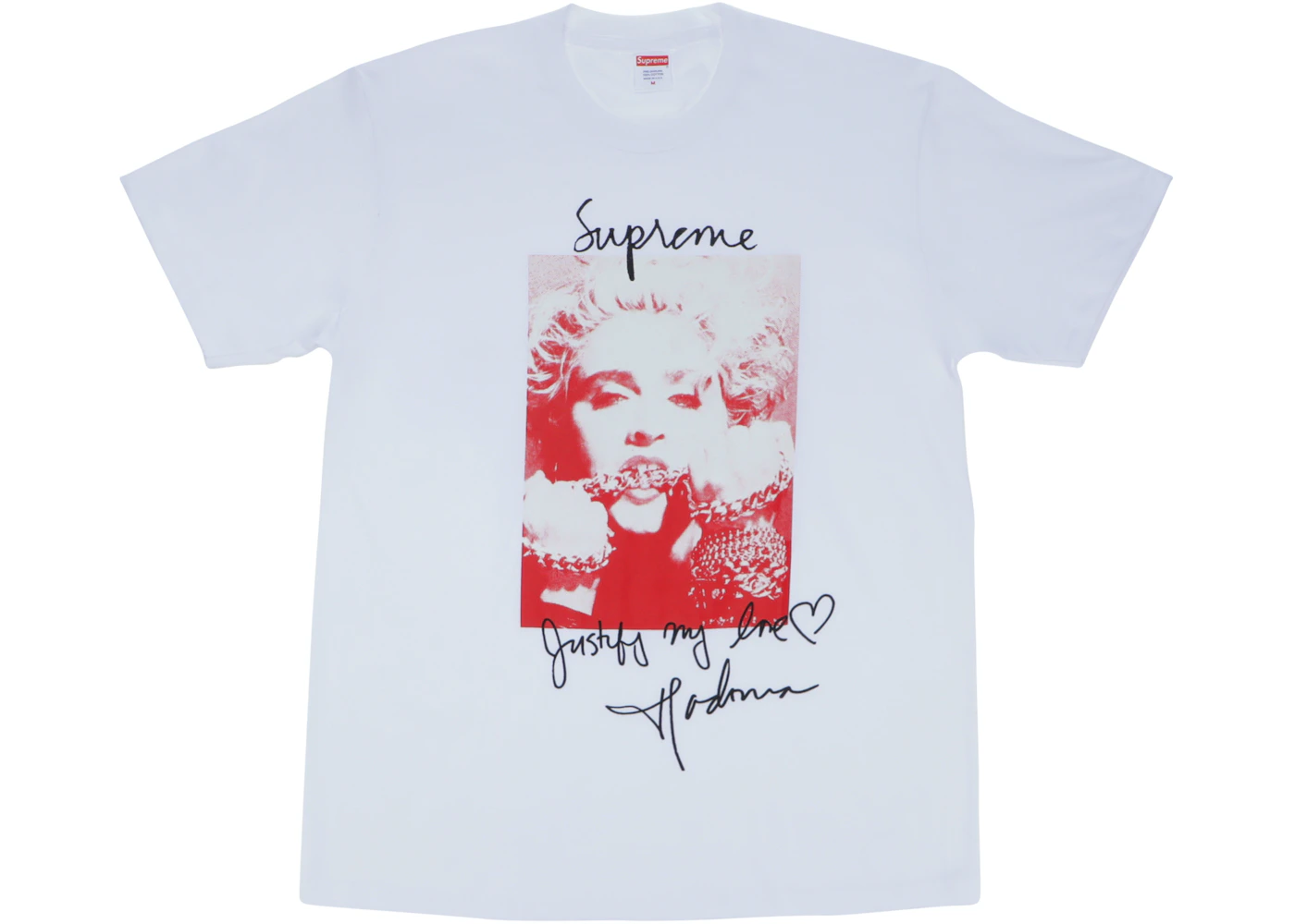 Supreme Madonna Tee White Men's FW18 US