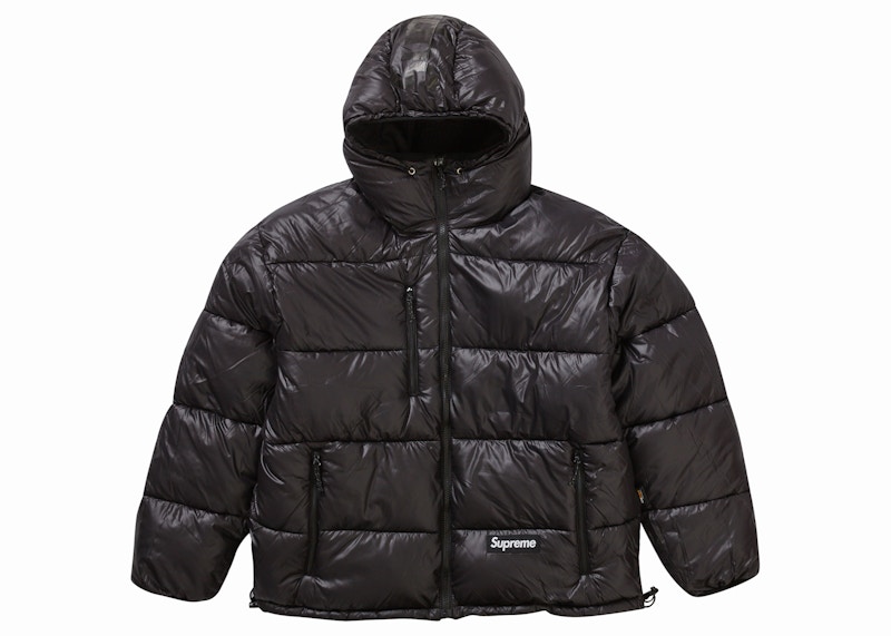 Supreme Madras Reversible WINDSTOPPER Puffer Jacket Black Men's