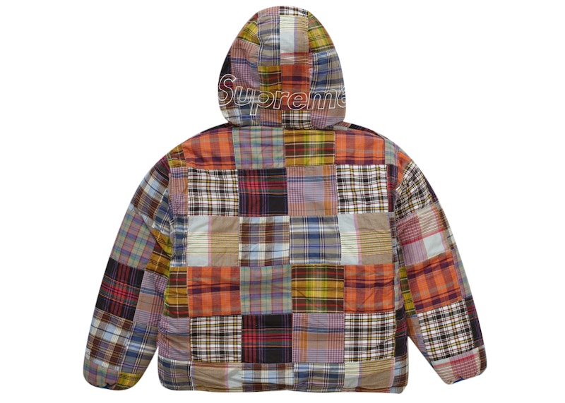 Supreme Madras Reversible WINDSTOPPER Puffer Jacket Multicolor