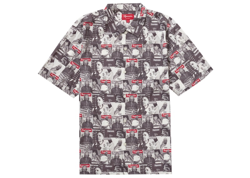 Supreme Magazine S/S Shirt Grey Men's - SS23 - GB