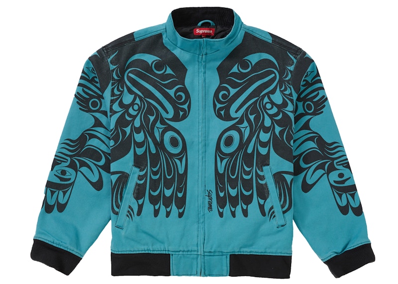 Supreme Makah Zip Up Jacket Teal - FW19 Men's - US