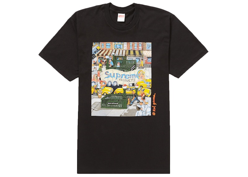 Supreme Manhattan Tee Black Men's - SS22 - US