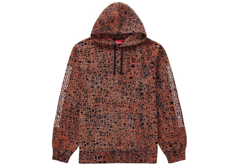 Marble hooded sweatshirt hot sale supreme