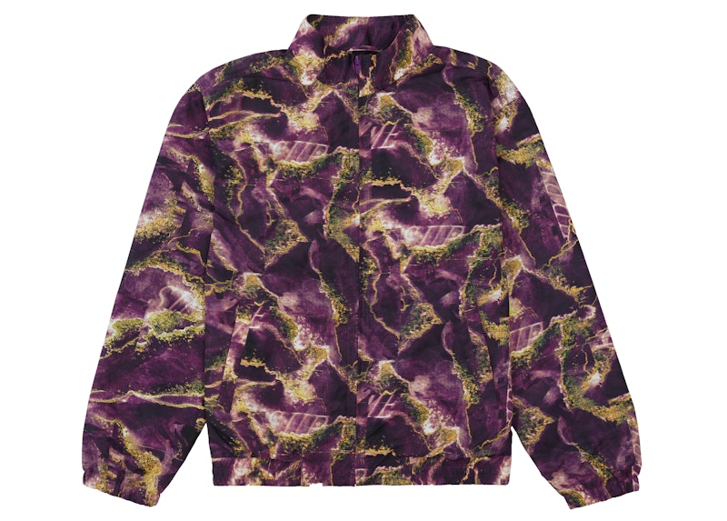 Supreme Marble Track Jacket Purple Men's - FW20 - US