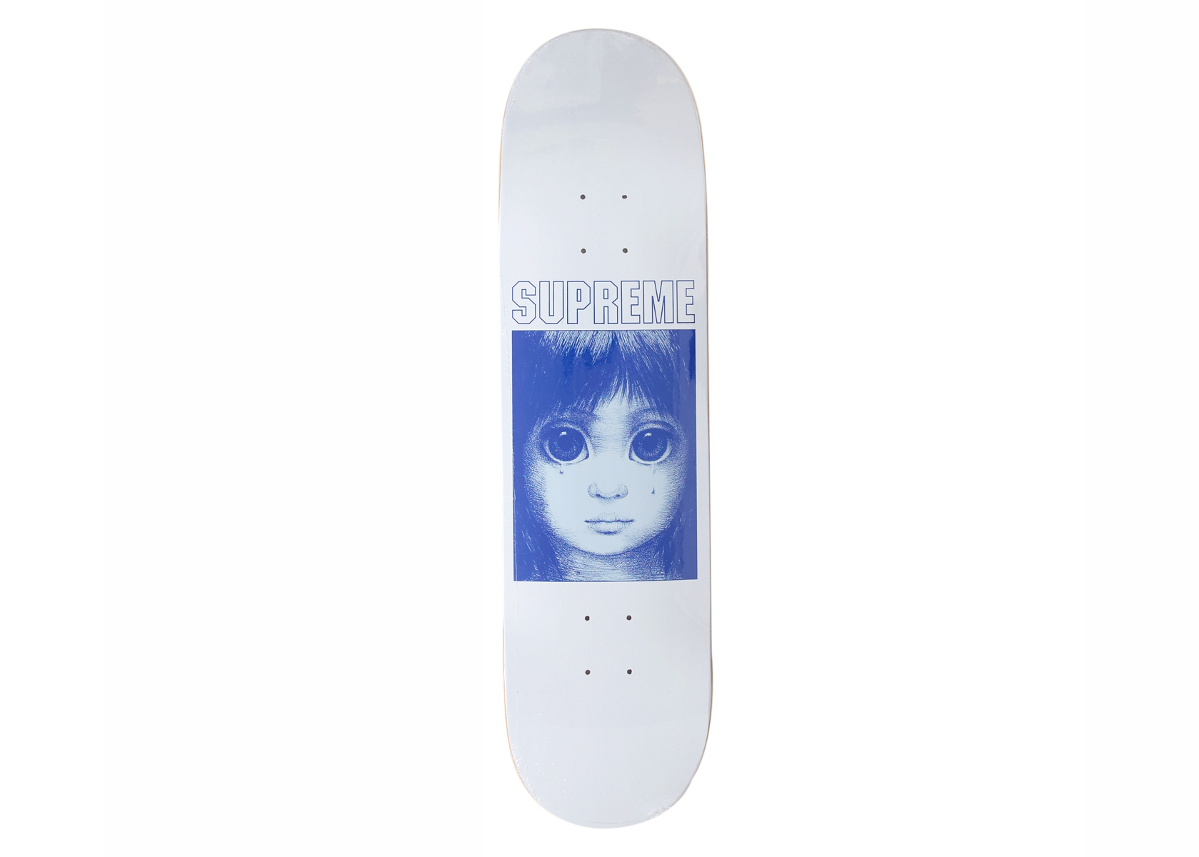 Supreme Margaret Keane Tear Drop Skateboard Deck White