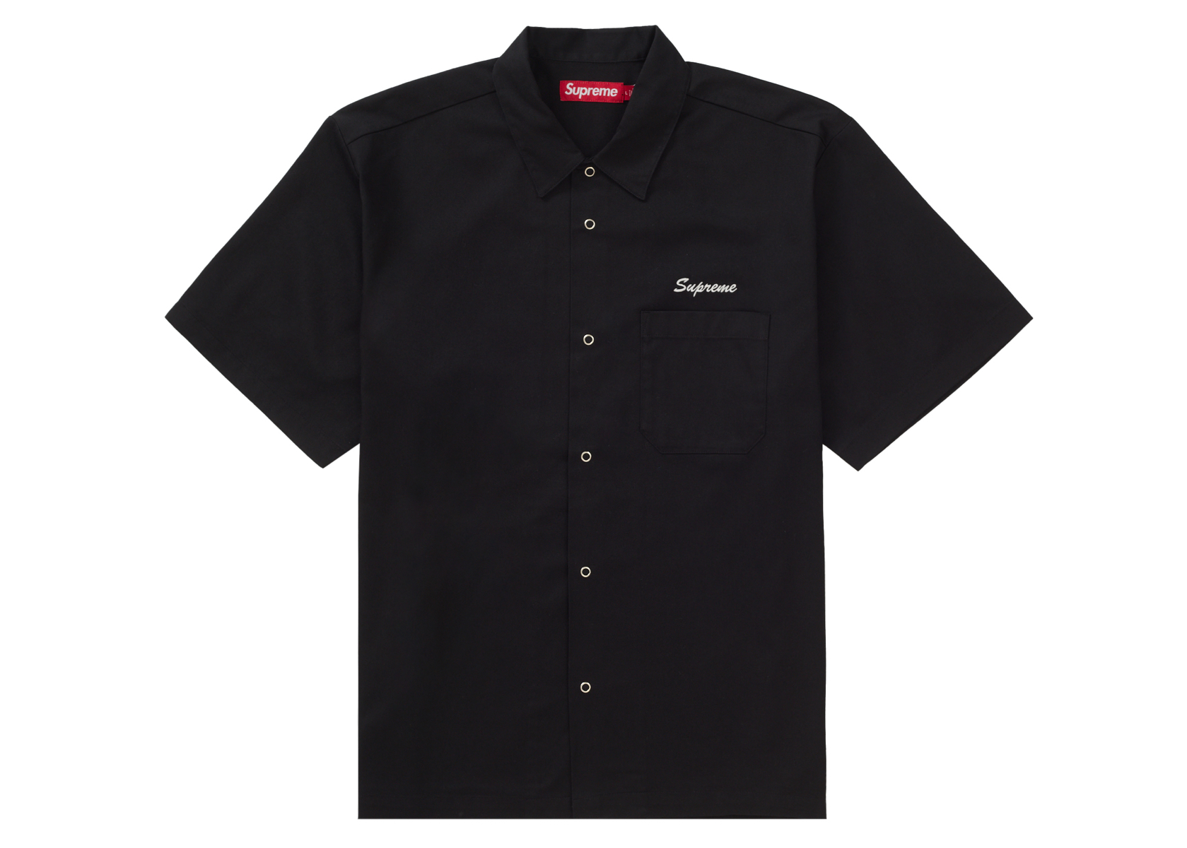 Supreme Margaret Keane Teardrop S/S Work Shirt Black