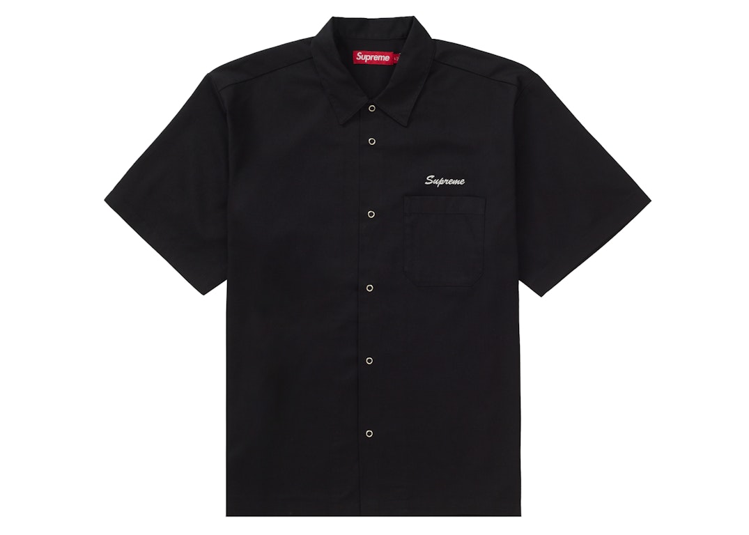 Pre-owned Supreme Margaret Keane Teardrop S/s Work Shirt Black