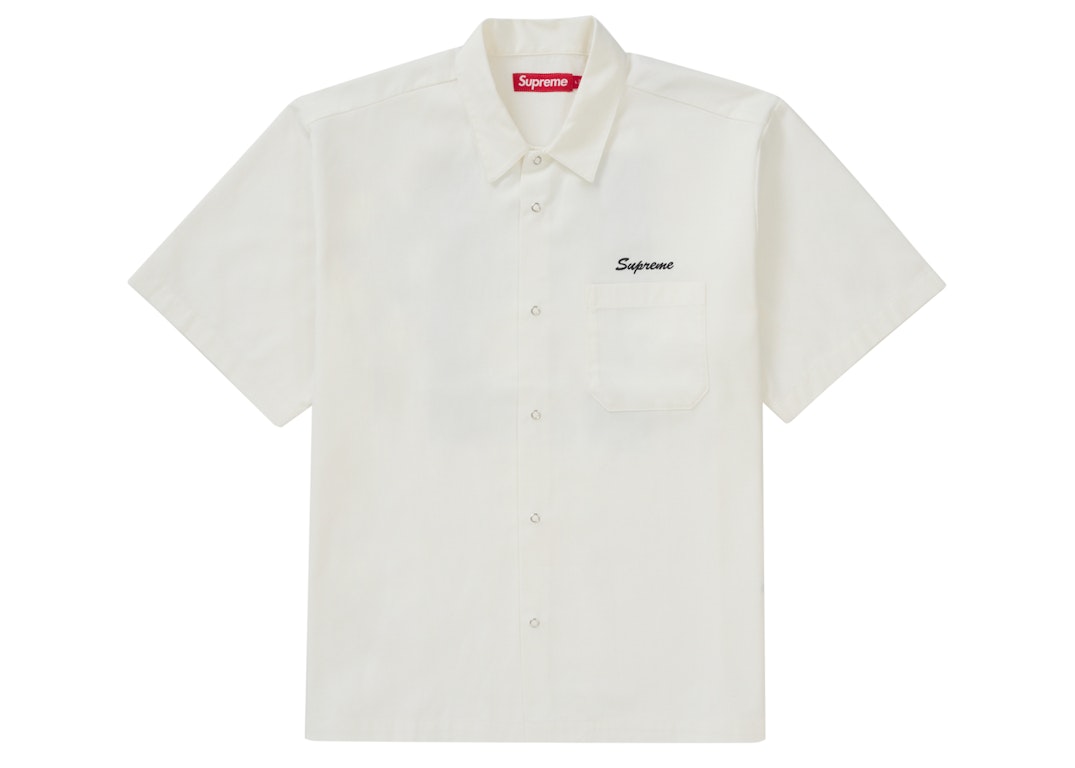 Pre-owned Supreme Margaret Keane Teardrop S/s Work Shirt White