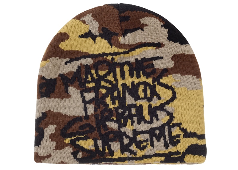 Supreme Paris Camo Beanie Woodland Camo - FW20 - US
