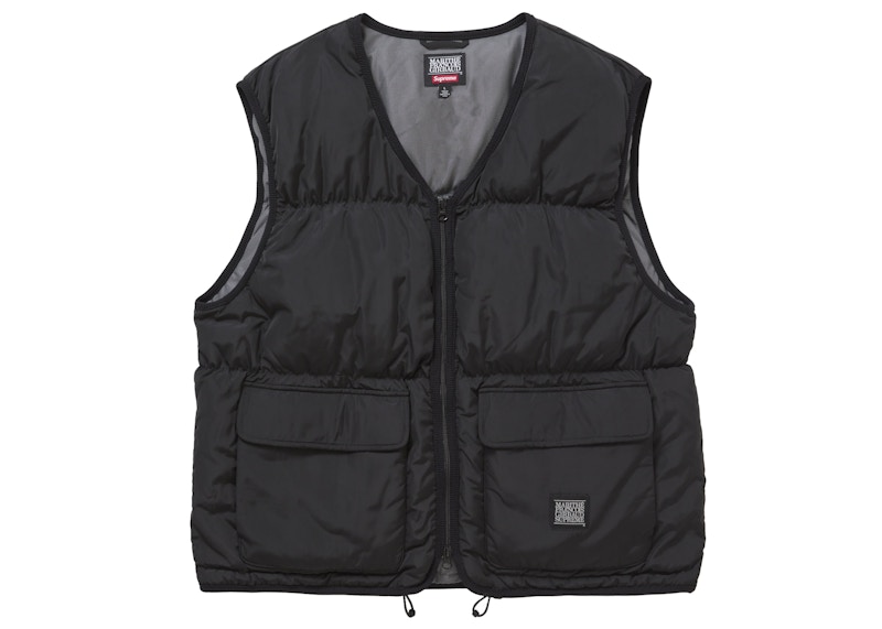 Supreme Marithé + François Girbaud Down Puffer Vest Black Supreme Marithé + François Girbaud Down Puffer Vest Black