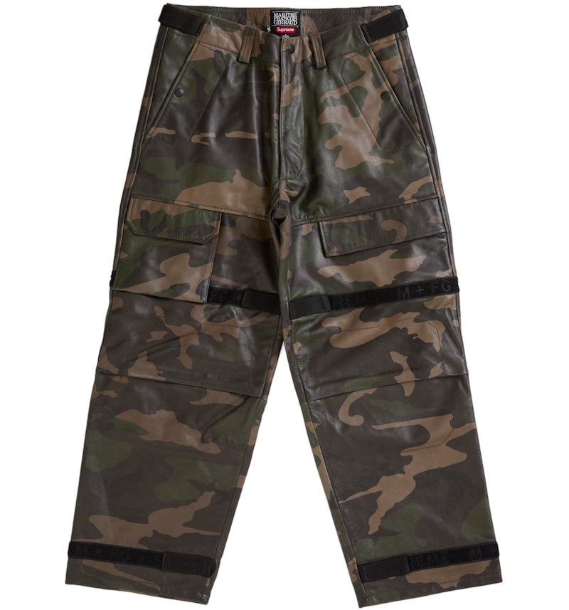 Supreme Marithé François Girbaud Shuttle Tape Leather Cargo Pant