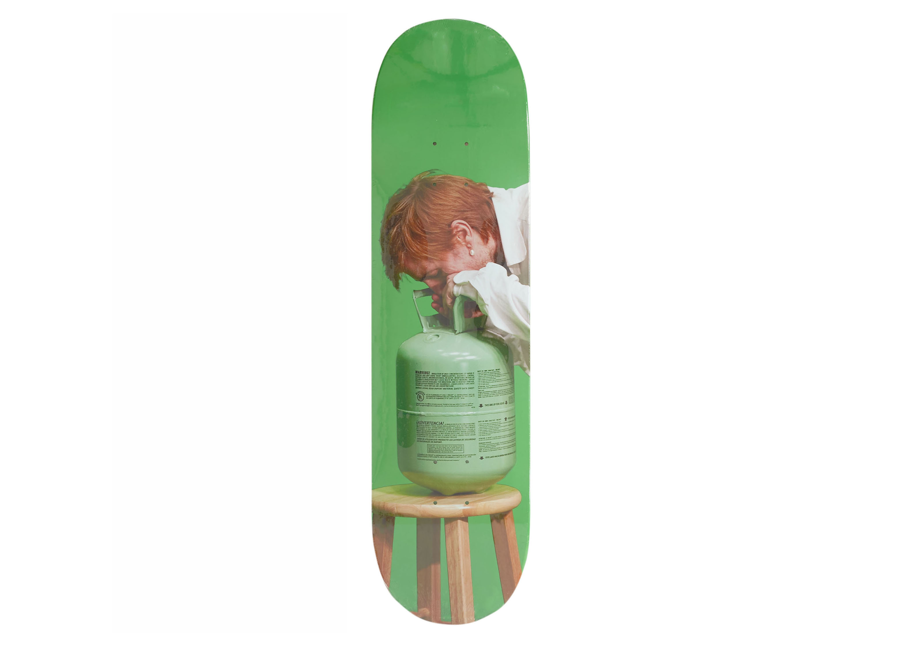 Supreme Mark Leckey GreenScreen Skateboard Deck Gas