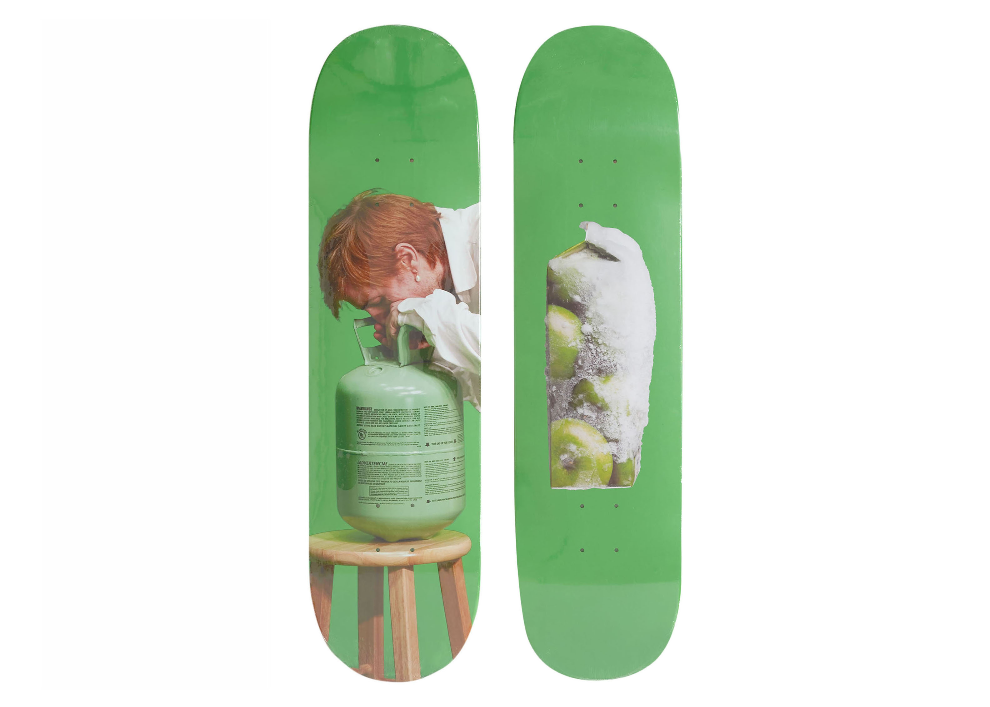 Supreme Mark Leckey GreenScreen Skateboard Deck Set Multicolor