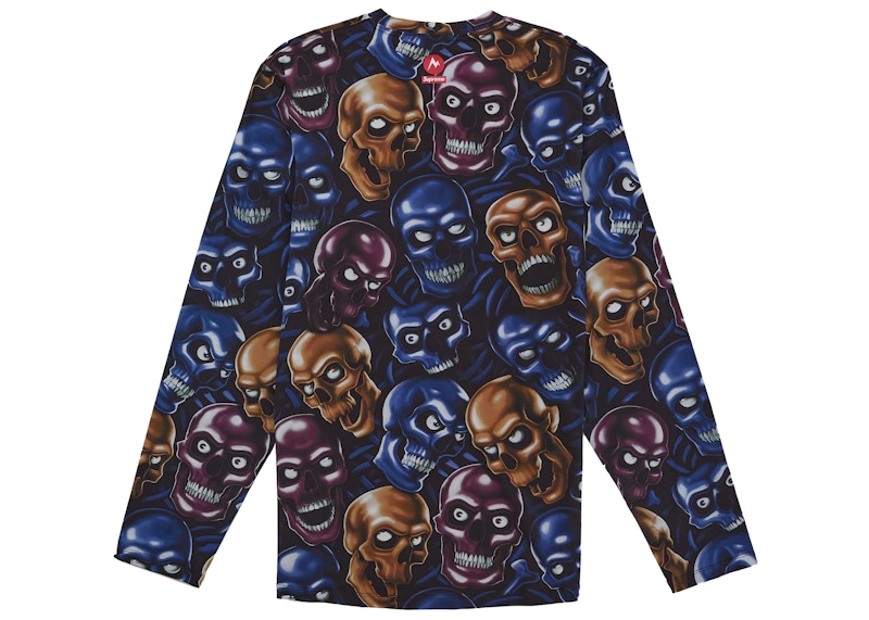 Supreme Marmot Base Layer L/S Top Multicolor Men's - FW25 - US