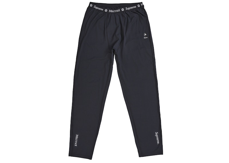 Supreme Marmot Base Layer Pant マーモット Supreme Marmot Base Layer Pant Black メンズ - FW25 - JP