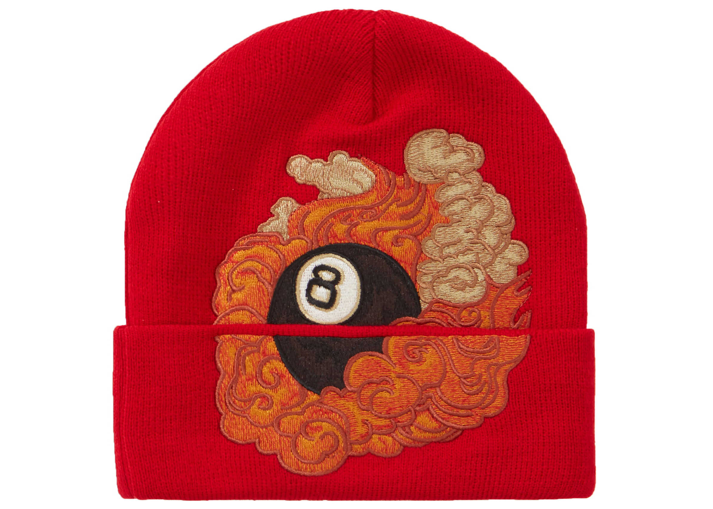 Supreme Martin Wong 8-Ball Beanie  レッド 赤帽子キャップコラボ
