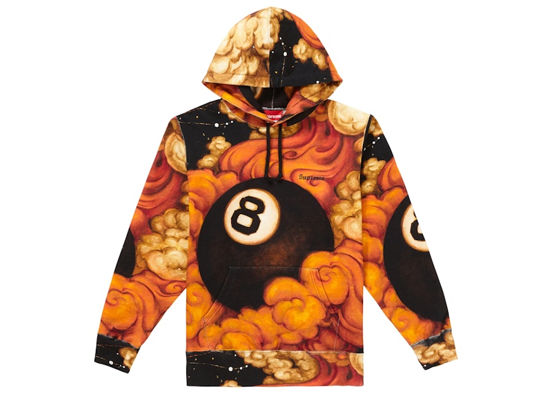 supreme 8 ball hooded sweatshirt M | aluminiopotiguar.com.br