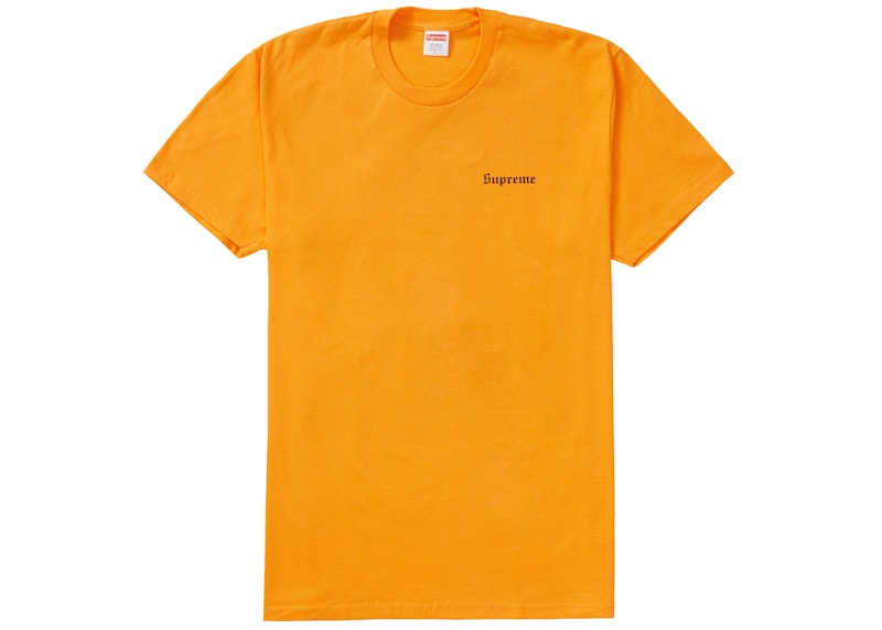 Supreme Martin Wong Big Heat Tee Bright Orange Men s FW19 US