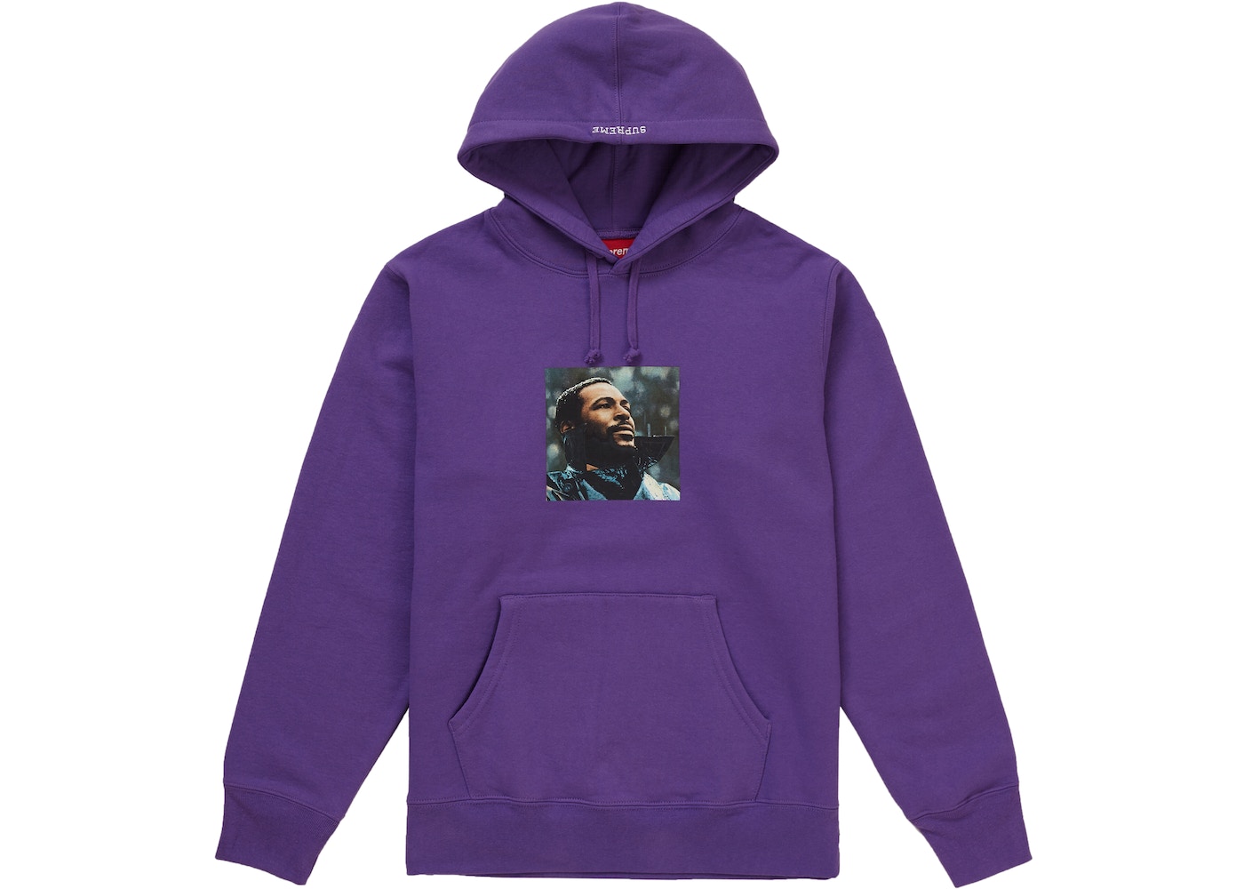 Supreme Marvin Gaye Hooded Sweatshirt Violet - FW18