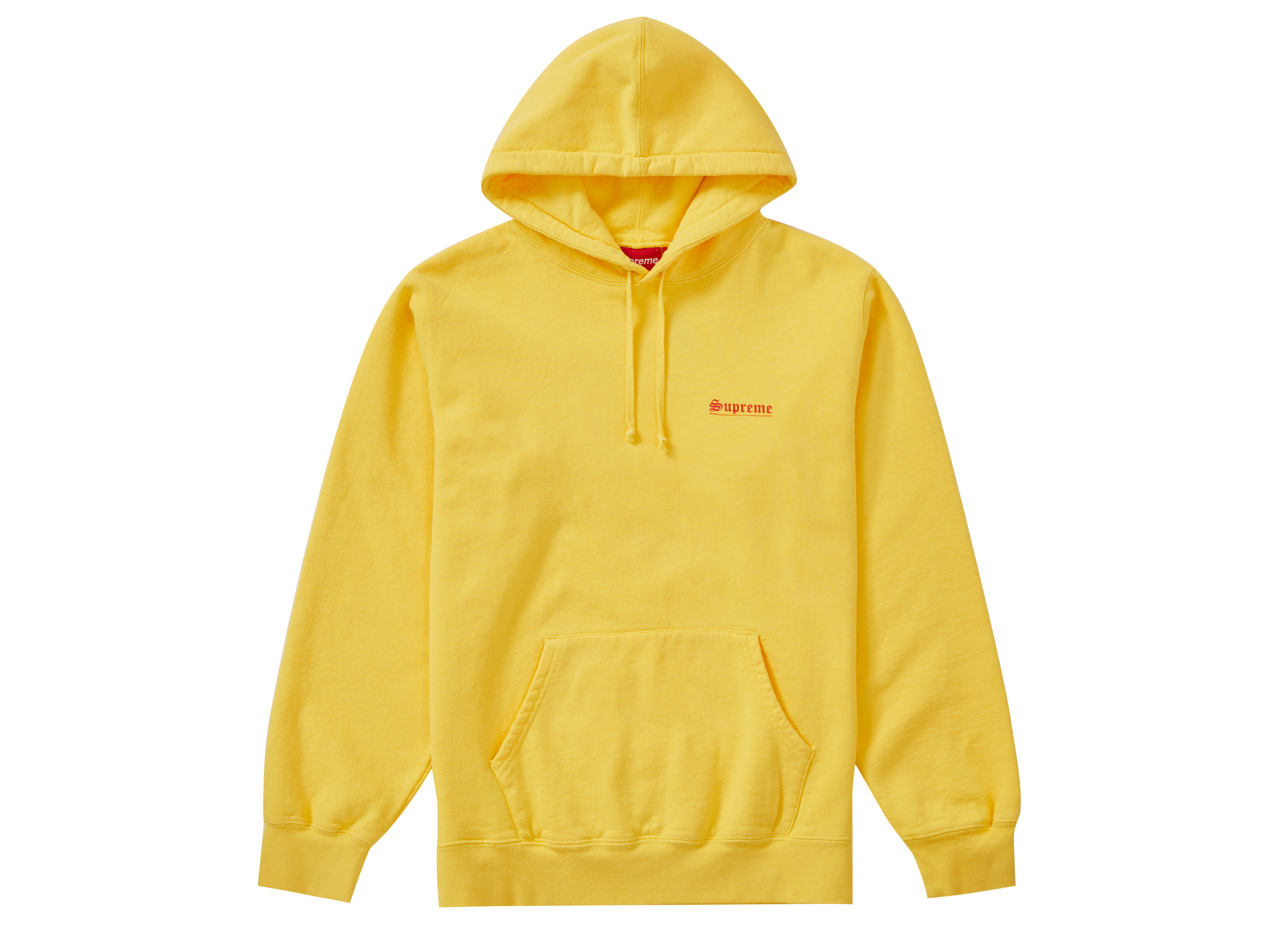 Supreme Mary Hooded Sweatshirt Pale Gold Men's - SS20 - US