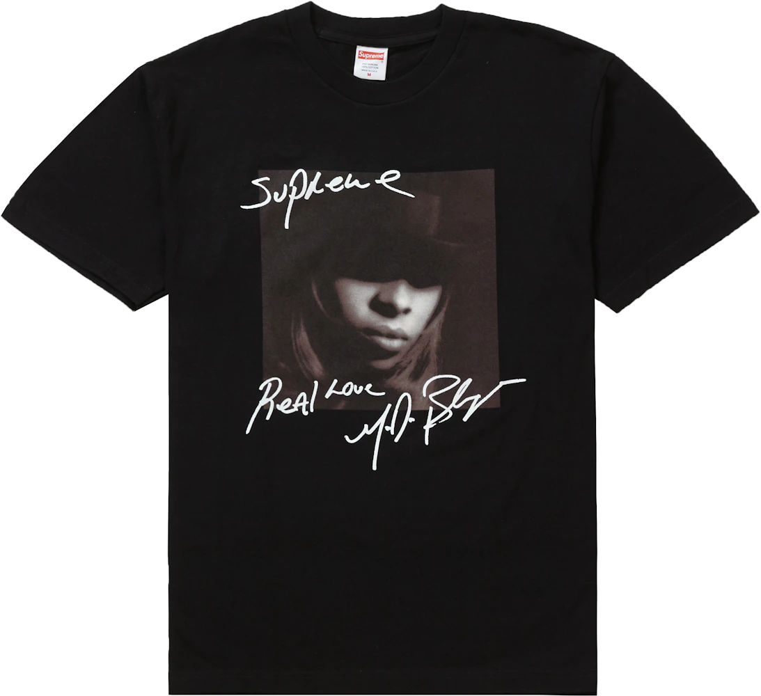Supreme Tee Mary J. Blige Black FW19 - Buy and Sell XL