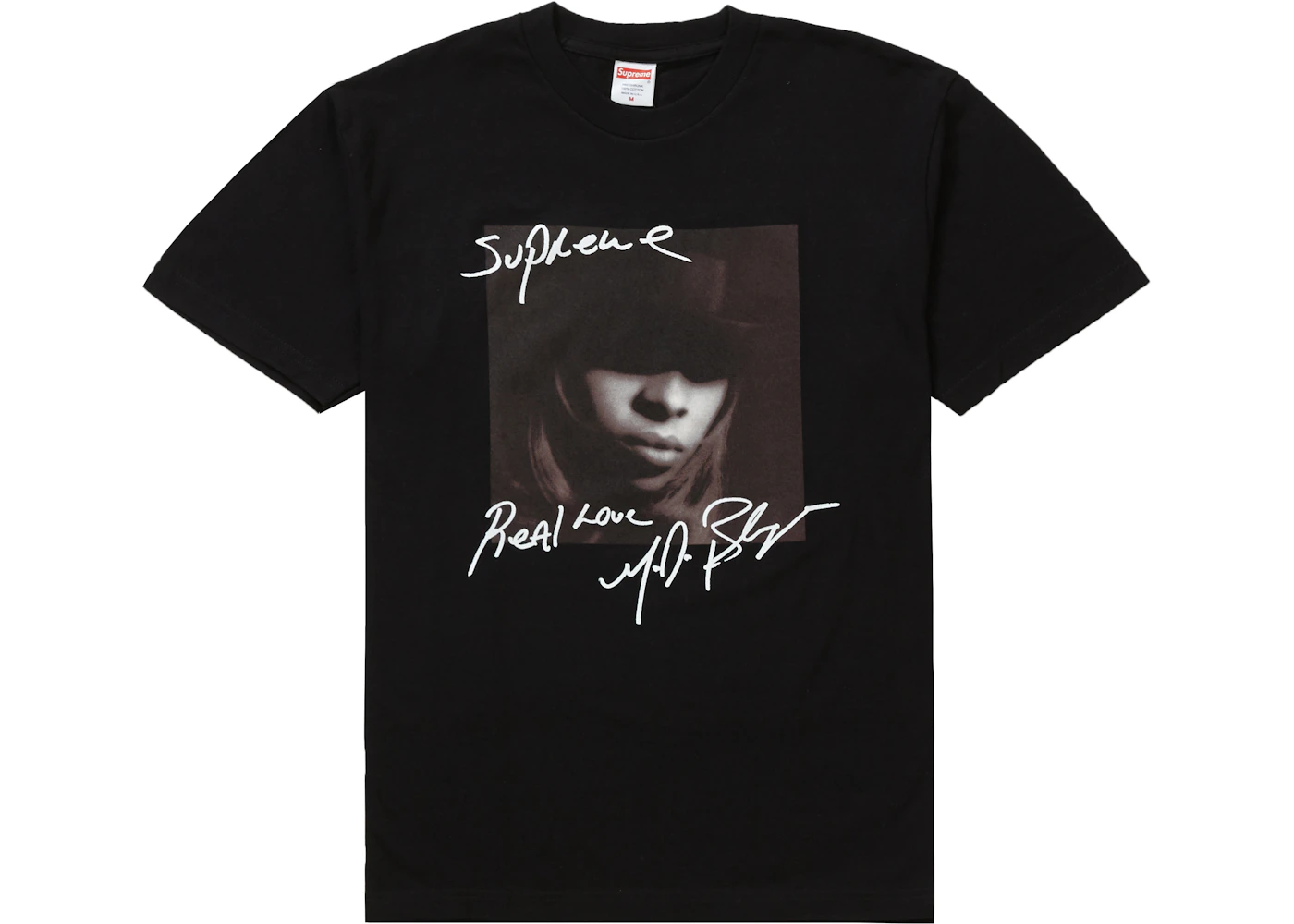 Supreme Mary Blige Tee Black Men's FW19 US1