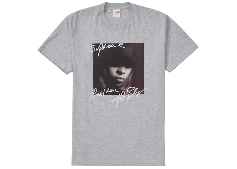 Supreme Mary J. Blige Tee Heather Grey メンズ - FW19 - JP