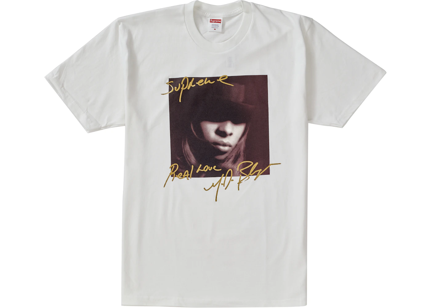 Supreme Mary Blige Tee White Men's FW19 US