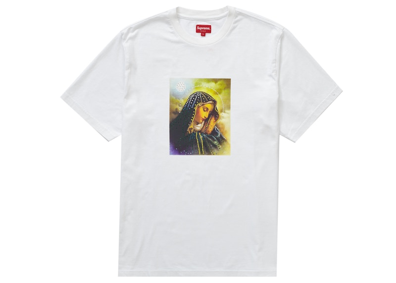 Supreme Mary Rhinestone S/S Top White Men's - FW22 - US