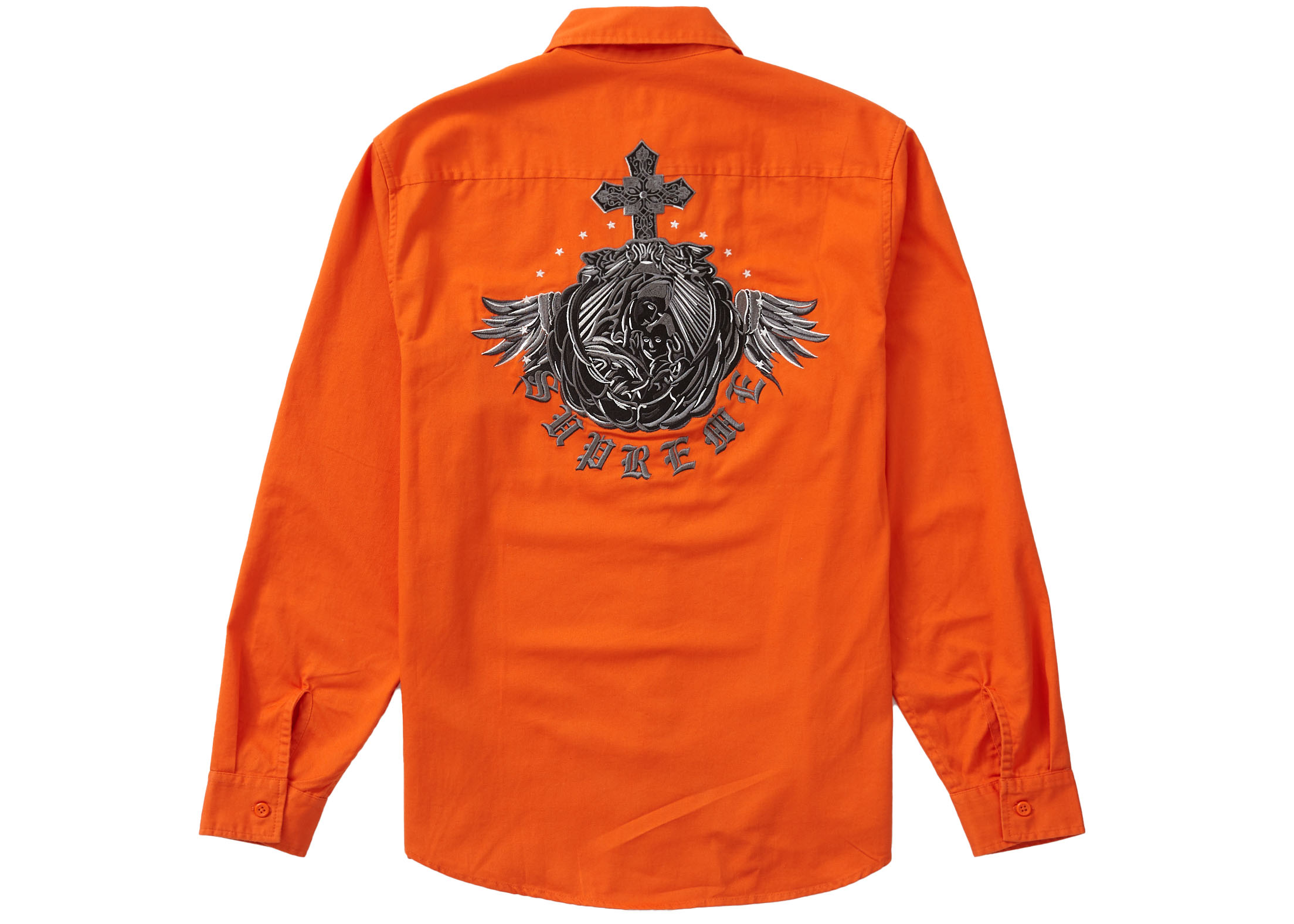 Supreme Mary Work Shirt Orange メンズ - SS22 - JP