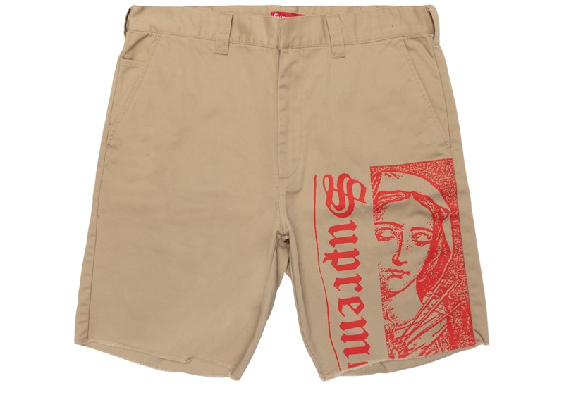 Supreme People = Shit Work Short Khaki メンズ - SS18 - JP