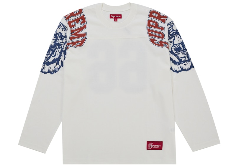Supreme Mascot L/S Football Top White メンズ - JP