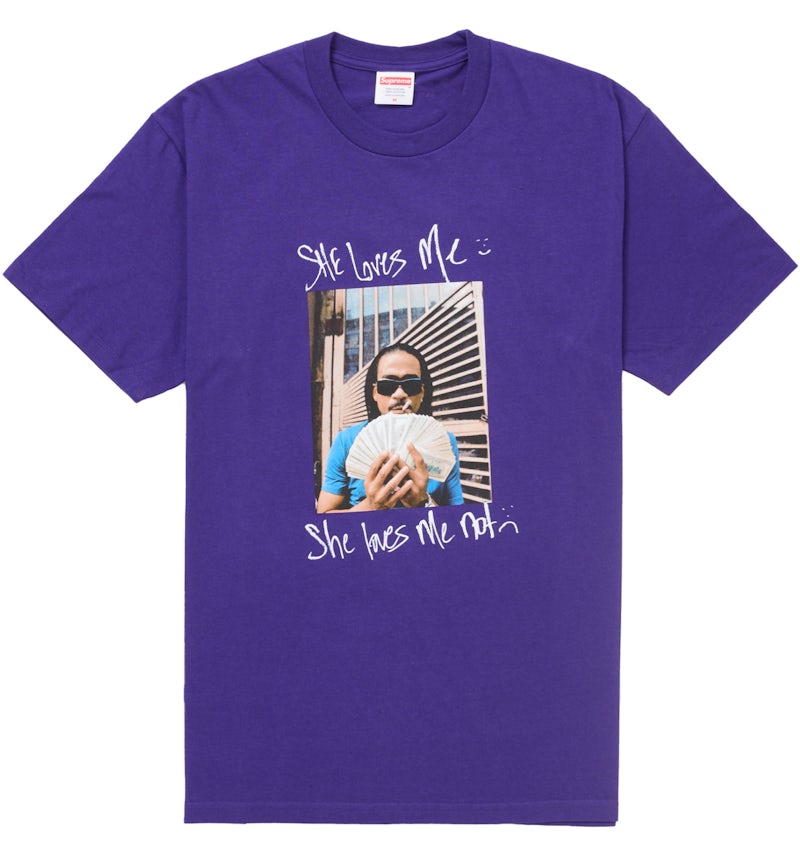 Supreme Max B Tee Purple Men's SS25 US - Main Image