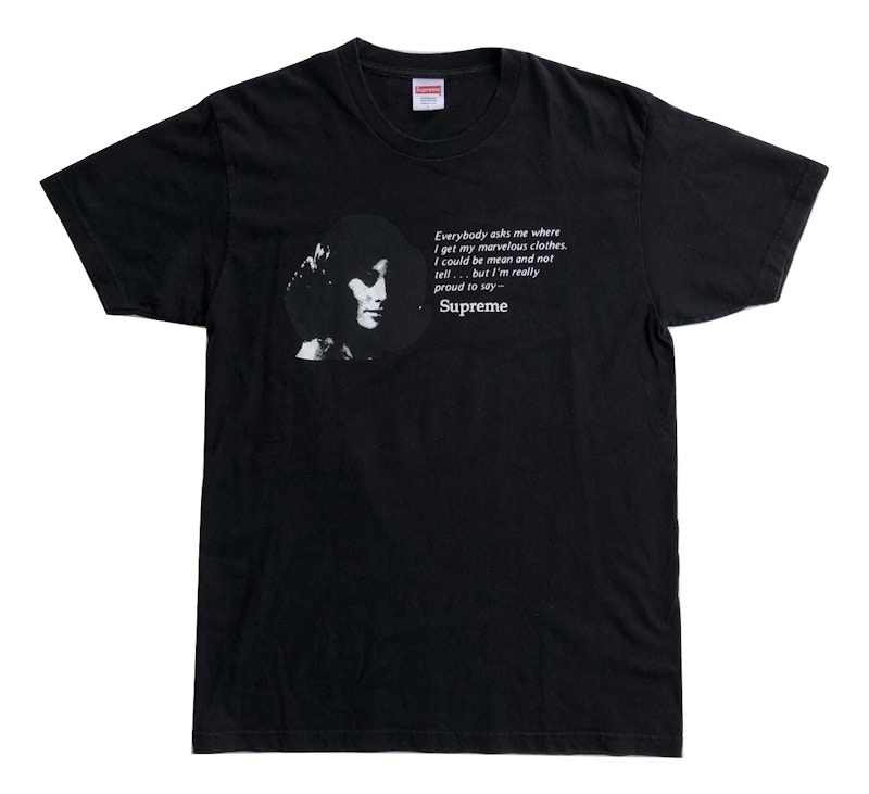 Supreme Mean Tee Black Men's - SS17 - US