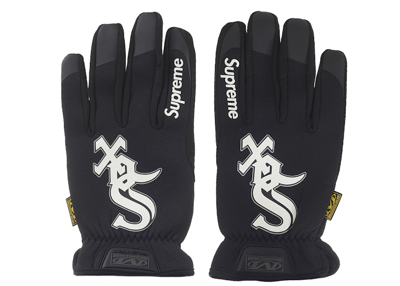 Supreme Mechanix FastFit MLB Teams Gloves Black - FW25 - JP