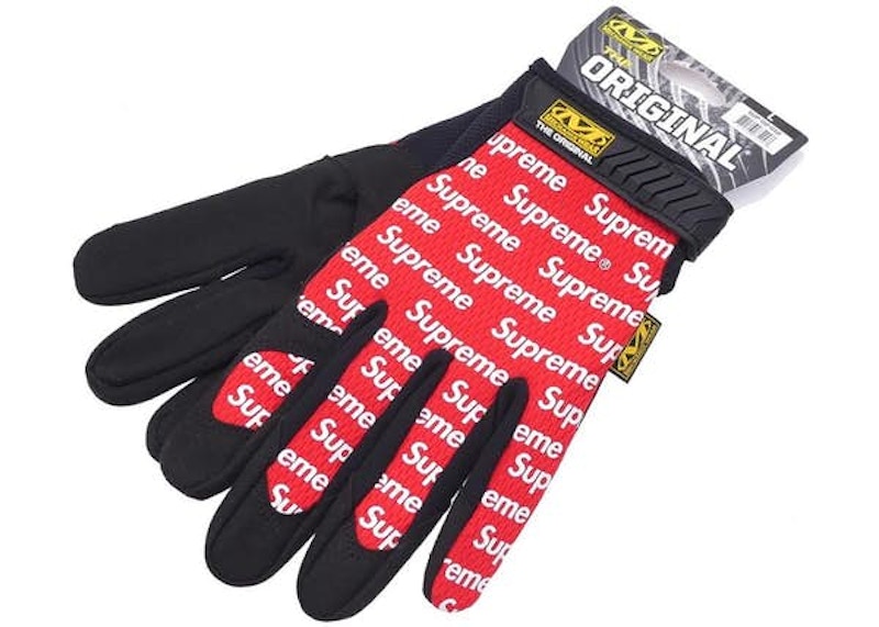 赤と黒Supreme/Mechanix Original Work Glovesクレカ決済致します