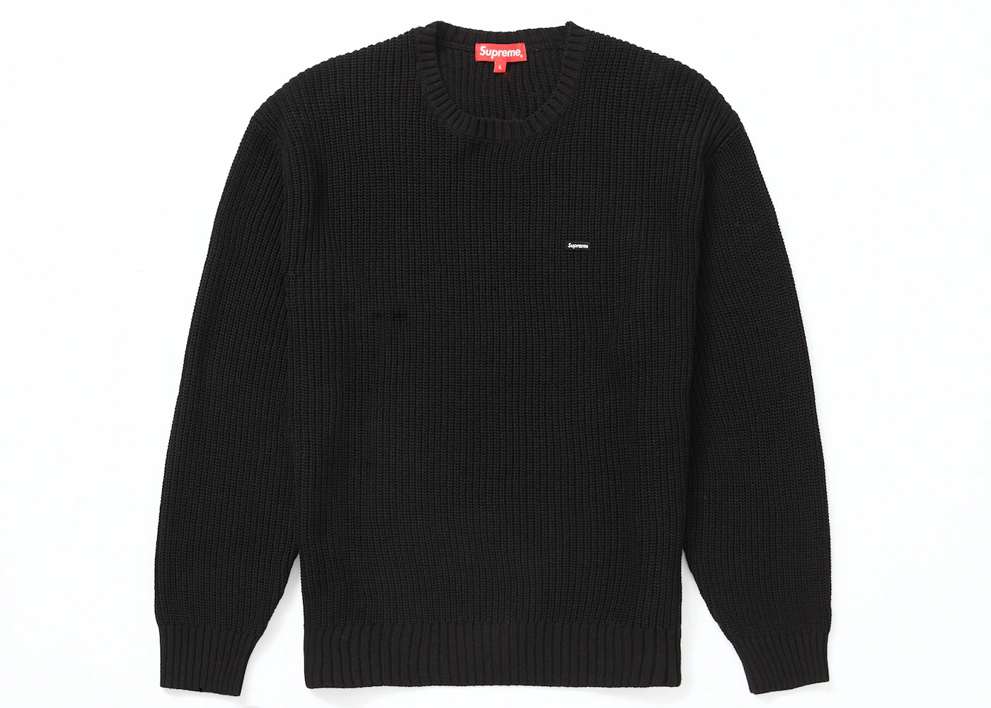 Supreme Mélange Rib Knit Sweater Black Men's - FW21 - US